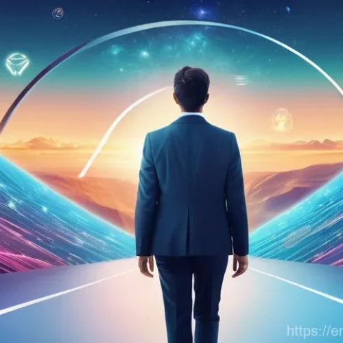 Home 14 자기주도학습코치 전공 이수 사례 - **Prompt:** A dynamic, bright image depicting a diverse adult individual (wearing stylish casual bus...