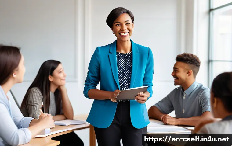 자기주도학습코치 포트폴리오 작성법 - **Prompt: Cultivating Connection and Narrative**
    "A professional and approachable female self-di...