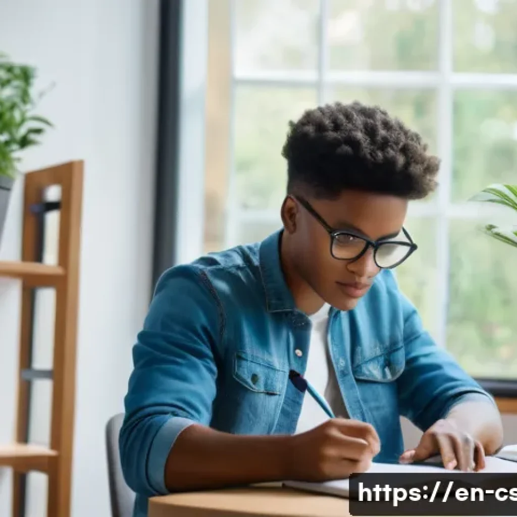 자기주도학습코치 강의 효과 측정 방법 - A modern study environment showing a diverse group of young adult learners in casual clothing and we...